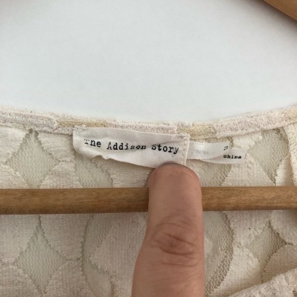 Anthropology Lace Top - Picture 4 of 6